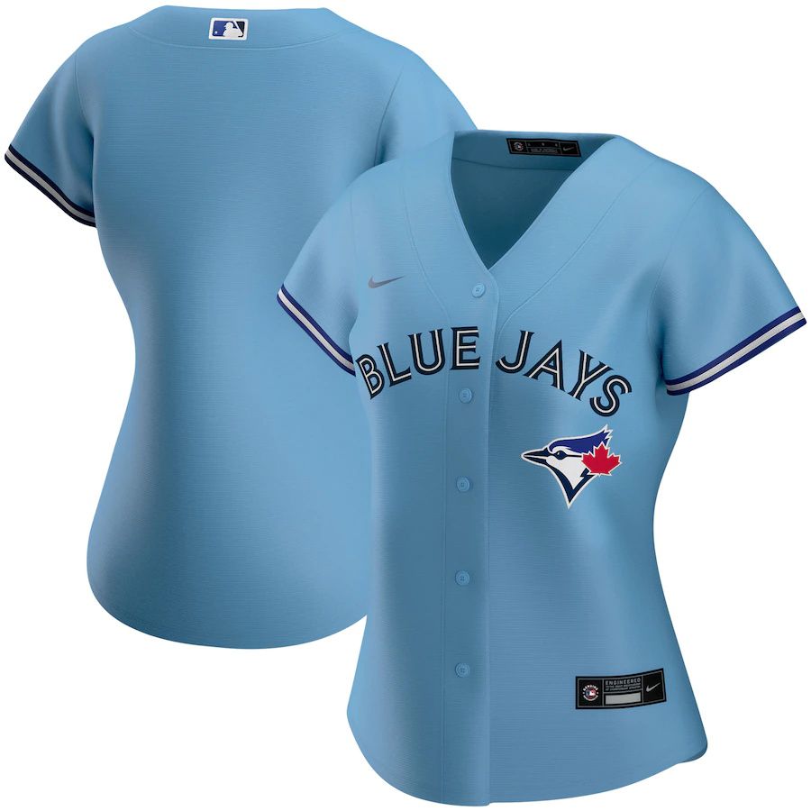Womens Toronto Blue Jays Nike Powder Blue Alternate Replica Team MLB Jerseys->youth mlb jersey->Youth Jersey